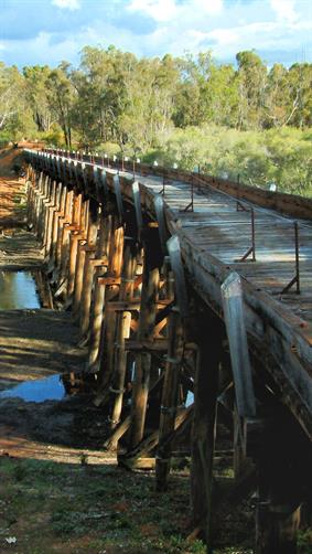 Murray River Bridge, Nanga, WA.  